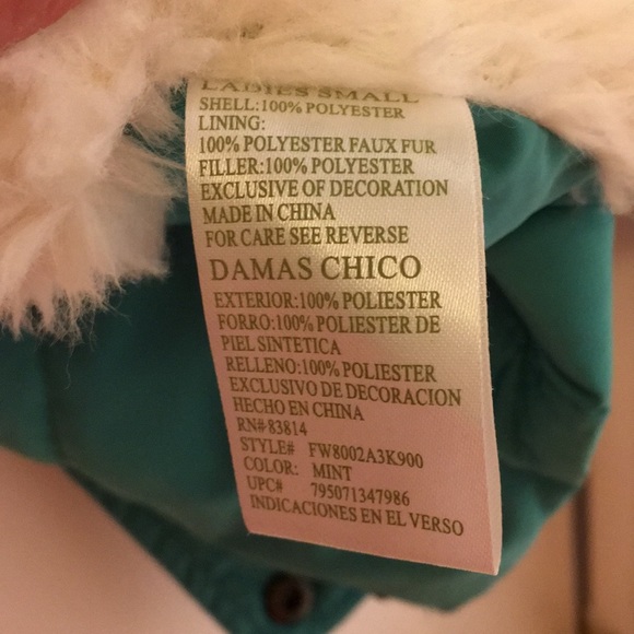 Sherpa lined puffer hooded vest Sz S - Picture 3 of 4